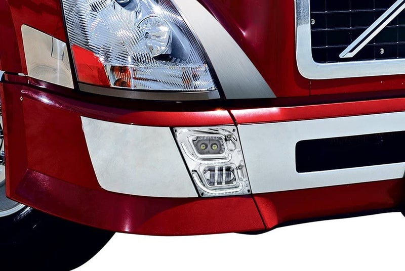 United Pacific 32594 Fog Light, Chrome, High Power LED, Driver Side, with LED DRL & Position Light, for 2003-2017 Volvo VN/VNL - Image 3